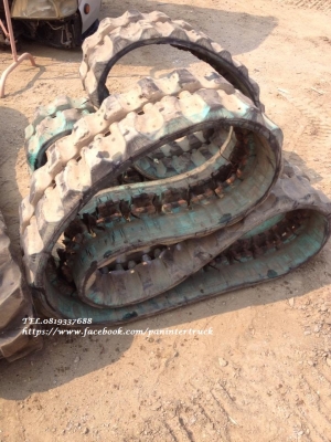 FROM JAPANแทรคยางข้อห่าง ขนาด300*10.9*40 สามารถใส่กับรถขุดไซค์20,25,30,35 (มีจำนวน 1คู่) ราคาเพียง 20,000 บาท สนใจติดต่อ 0819337688