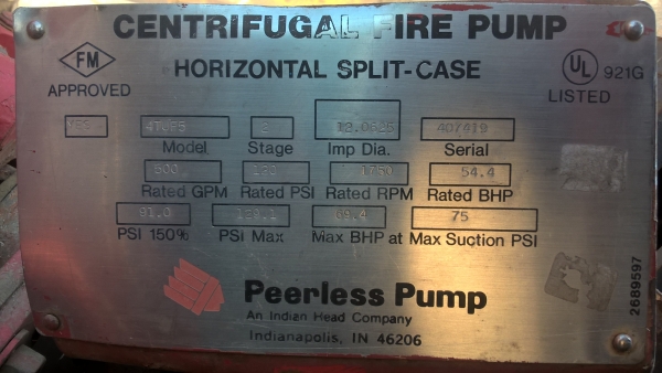 ขายเครื่องยนต์พร้อมปั๊มดับเพลิง Diesel Engine Fire Pump.