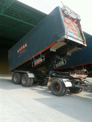 ขาย ISUZU GIGA 320 แรง พ่วงแม่ลูก กระบะเนียมคอกเกษตรดั๊ม อู่ ส สมบัติ