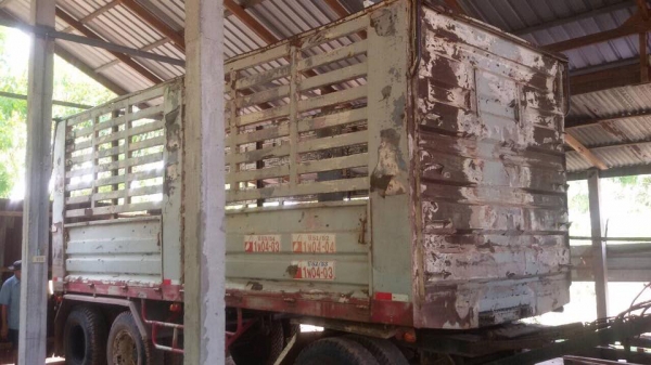 ขายรถสิบล้อ Hino FM1M 220แรง พ่วงแม่ลูกดั้ม ลูก3คานแท้ดั้ม