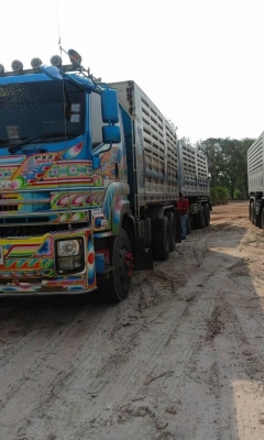 ขายรถสิบล้อ ISUZU DECA FXZ360แรง ปี53 พ่วงแม่ลูกดั้ม  สนใจ 0932795977