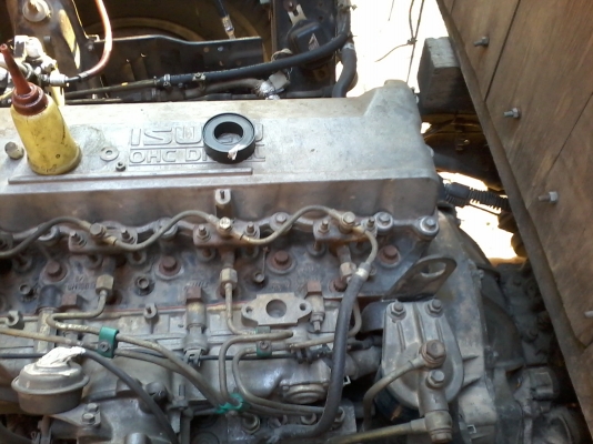 NPR120ฝาขาวคับ5เมตรสวยเดิมบางลดท้าลองเซียนรถบรรทุกท้ายเอฟ