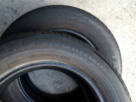 185/65R14  BRIDGESTONE TAXXI PRIMEUM  ชุด 4 เส้น  tel.081-4273941 ไอดีไลน์ 0814273941