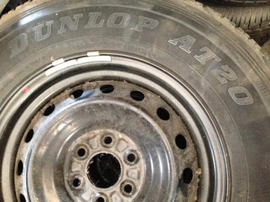 ขายกระทะ+ยาง Dunlop AT20 255/70/R16 ขายกระทะ+ยาง Dunlop AT20 255/70/R16