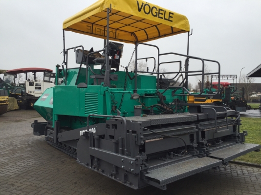 รถปูยางล้อแทรค Vogele SUPER 1800 ปี 1998 มือสองนำเข้าจากยุโรป ไม่เคยใช้งานที่ไทย สภาพสวย พร้อมใช้งาน