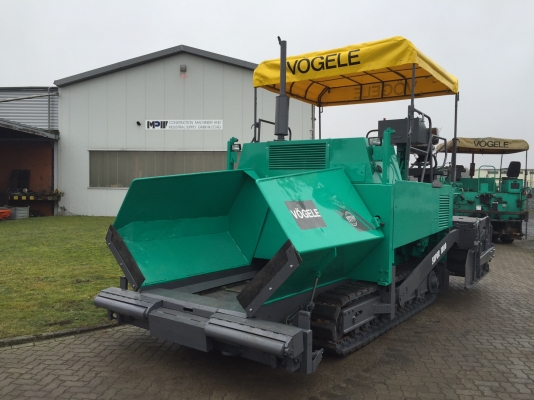 รถปูยางล้อแทรค Vogele SUPER 1800 ปี 1998 มือสองนำเข้าจากยุโรป ไม่เคยใช้งานที่ไทย สภาพสวย พร้อมใช้งาน