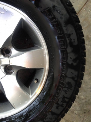 ขายล้อแม็กขอบ16 Fortuner  พร้อมยาง BF Goodrich T/A