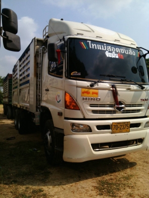 ขายรถพ่วง Hino กระบะสามมิตร