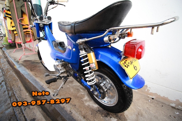 ชาลี โครงญี่ปุ่นแท้ๆ Honda Chaly 14,900 บาท - เครื่องRYUKA125cc สตาร์ทมือ  (สตาร์ทมือยังใช้ไม่ได้ต้องแบตมาใส่)แต่รับรองไดสตาร์ทยังหมุด เอาแบตลองให้ดูได้ครับ -คาบูเดิมติดกับเครื่อง,กรองเปลือย -ระบบไฟหน้า-หลังตํ่าสูง , ไฟเลี้ยว ซ้าย-ขวาติด รถอยู่แหลมฉบัง ชล