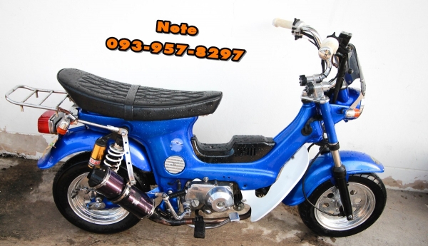 ชาลี โครงญี่ปุ่นแท้ๆ Honda Chaly 14,900 บาท - เครื่องRYUKA125cc สตาร์ทมือ  (สตาร์ทมือยังใช้ไม่ได้ต้องแบตมาใส่)แต่รับรองไดสตาร์ทยังหมุด เอาแบตลองให้ดูได้ครับ -คาบูเดิมติดกับเครื่อง,กรองเปลือย -ระบบไฟหน้า-หลังตํ่าสูง , ไฟเลี้ยว ซ้าย-ขวาติด รถอยู่แหลมฉบัง ชล