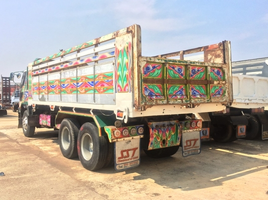 แสงฟ้าเต๊นท์รถ//ขายรถ10ล้อ2เพลา HINO-FM3M ดั้มมิเนียม รถห้างปี40 จัดไฟแน๊นได้ 800,000