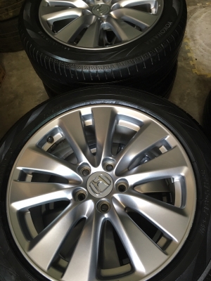 ขายล้อ Honda Accord G8 Minor ขอบ 17 พร้อมยาง yogohama 225 50 17 ปี 14