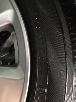 ขายล้อ Honda Accord G8 Minor ขอบ 17 พร้อมยาง yogohama 225 50 17 ปี 14