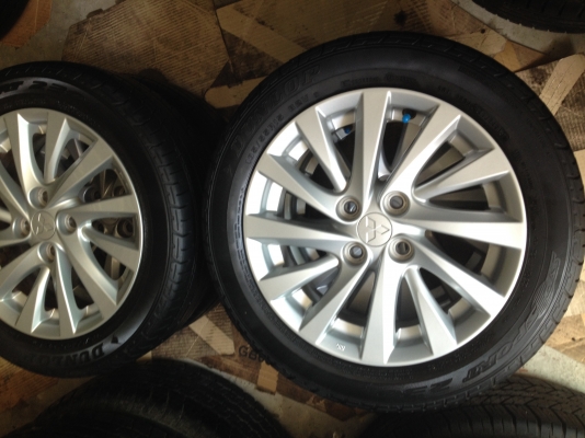 ขายล้อแม็ก MITSUBISHI ATTRAGE 15" 4รู100 สภาพสวยๆ