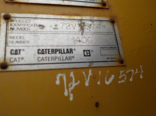 รถเกรด Caterpillar 140G #72V16574 *USA โทร. 080-6565422 (หนิง)