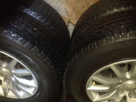 ขายล้อแม็ก ปาเจโร่สปอร์ต ขอบ 17 พร้อมยางบริดโตน 245 65 17 ปี 13 ขายล้อแม็ก ปาเจโร่สปอร์ต ขอบ 17 พร้อมยางบริดโตน 245 65 17 ปี 13