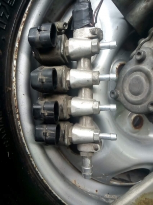 ชุดแก๊สหัวฉีด เวอร์ซูส มือ2  พร้อมถังแคปซูล