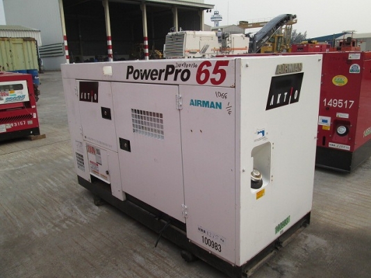 เครื่องปั่นไฟ Airman 50kva. มือสองนำเข้าจากญีปุ่่น T.กุ้ง:0813062283