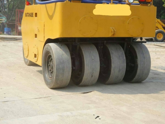 รถบดล้อยาง7ล้อ WATANABE ยางใหม่7เส้น เอกสารเล่มทะเบียน รถบดล้อยาง7ล้อ WATANABE ยางใหม่7เส้น เอกสารเล่มทะเบียน