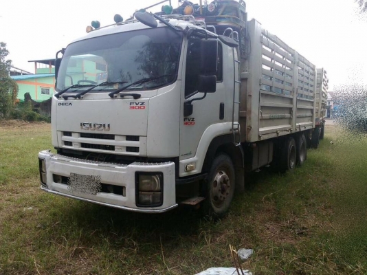 ขายรถสิบล้อ ISUZU DECA FVZ 300พ่วงแม่ลูกไม่ดั้ม รถสวยพร้อมใช้งาน