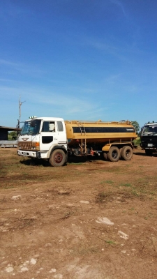 รถน้ำมือสอง/ Hino บรรจุน้ำ 15000 ลิตร เพลาเดียว มีปั้มดูดปั้มดัน