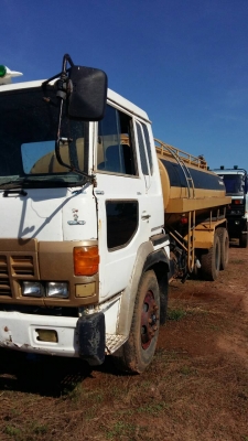 รถน้ำมือสอง/ Hino บรรจุน้ำ 15000 ลิตร เพลาเดียว มีปั้มดูดปั้มดัน