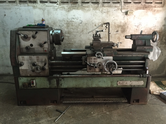 ขายกลึง6ฟุต4เพลานิ้วมิลไม่เปลี่ยนมีปั๊มน้ำครบของใต้หวันราคาถูกๆครับร้อนๆ