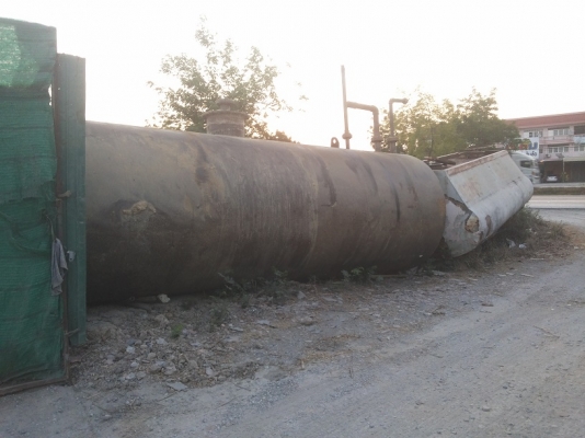 ขายถังน้ำมันใต้ดินขนาด 15000 ลิตรสภาพสวย เหล็กหนา 6 มิล