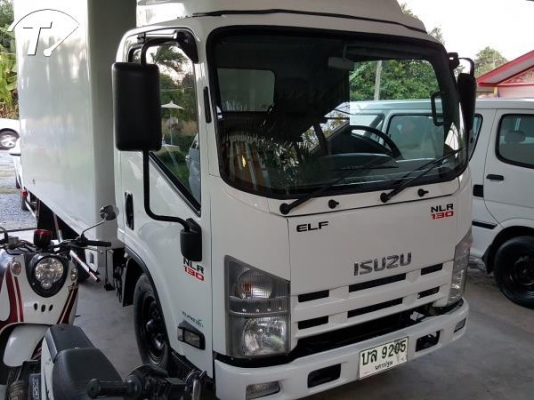 รถห้างมือเดียว (ELF NLR 130 ตู้บรรทุก) ทะเบียนไม่ติดเวลา