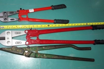 ขายกรรไกรตัดเหล็กขนาดใหญ่30นิ้วงานเก่าเก็บTAPARIA Made in India.