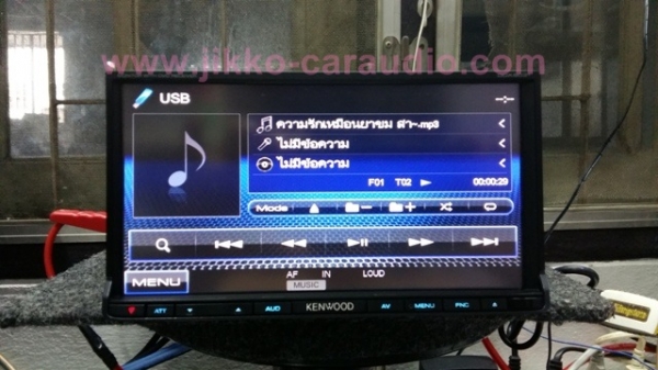 Kenwood DDX 6031 7" LED DVD CD AUX พร้อม USB รับกล้อง คุมพวงมาลัย สวย ๆ