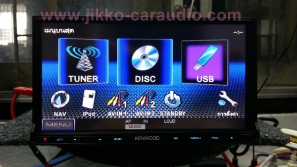 Kenwood DDX 6031 7" LED DVD CD AUX พร้อม USB รับกล้อง คุมพวงมาลัย สวย ๆ