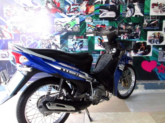 SPARK 115 i  (สต๊าทมือ) สีนํ้าเงิน เครื่องยนต์เดิมๆจากศูนย์ ราคานี้ฟรีโอน แถม 4 รายการ 18900