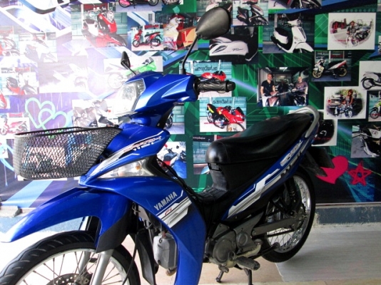 SPARK 115 i  (สต๊าทมือ) สีนํ้าเงิน เครื่องยนต์เดิมๆจากศูนย์ ราคานี้ฟรีโอน แถม 4 รายการ 18900