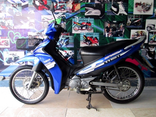 SPARK 115 i  (สต๊าทมือ) สีนํ้าเงิน เครื่องยนต์เดิมๆจากศูนย์ ราคานี้ฟรีโอน แถม 4 รายการ 18900