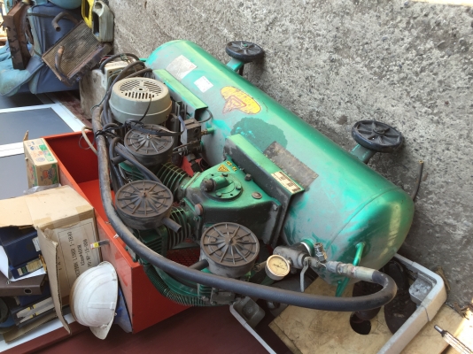 ขายปั๊มลมฟูเซ็ง5แรงหัวสามสูบพร้อมใช้ครับ