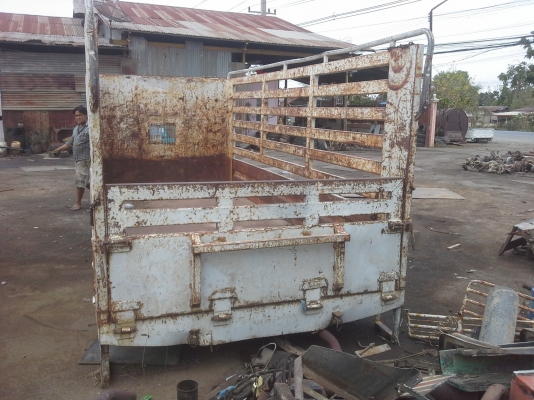 ขาย กระบะเหล็ก6ล้อNPRยาว4.90ม.