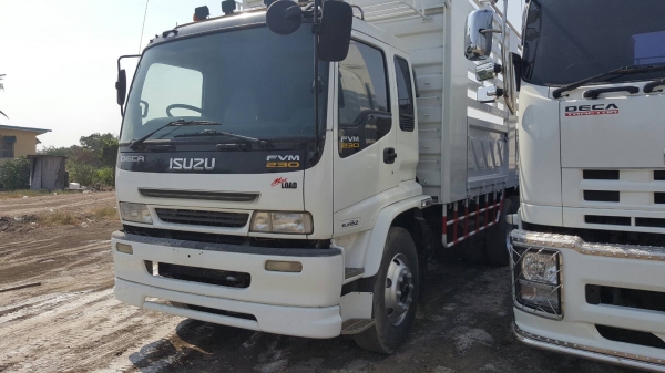 รถบรรทุกอีซูซุ FVM 230 แรงม้า ปี 49 กระบะสามมิตร เพลาเดียว  รถสด สวย สภาพเดิม  พร้อมใช้งาน ทดลองขับได้    สนใจติดต่อ เอ็ม ที เจริญยนต์ สาขาปทุมธานี      (ถนนกาญจนาภิเษก วงแหวนตะวันตกบางปะอิน-บางบัวทอง เยื้องคลังกระจายสินค้าโล