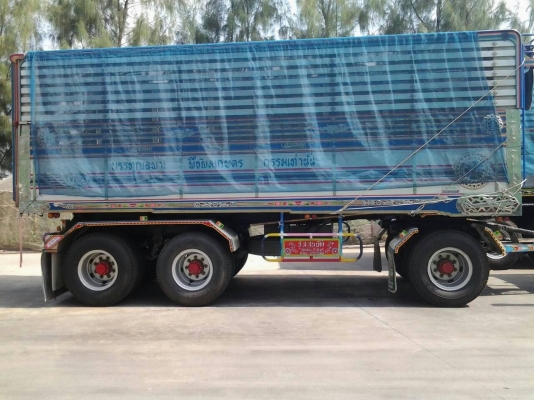 ขาย ISUZU 320 พ่วงแม่ลูก กระบะเนียมคอกเกษตรดั๊ม อู่ ส.สมบัติ รถปี 51