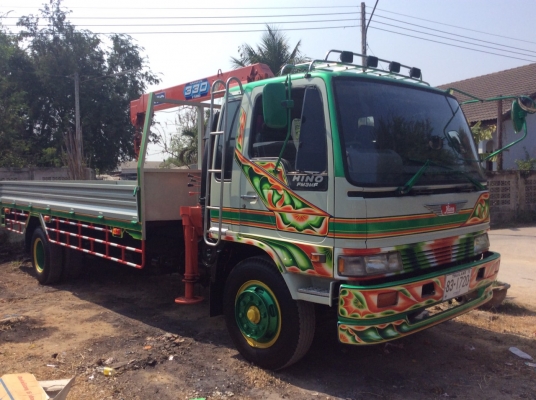 HINO ไฮเทค เครื่อง 210 แรงยาว 7 .20 ม. พร้อมเคน 3 ตัน กระบะต่อใหม่ เครื่องดี ครัทซีสวย รถสวยพร้อมใช้งาน ขาย 740,000 บาท ศุภากร 081-1903107 , 081-4252943