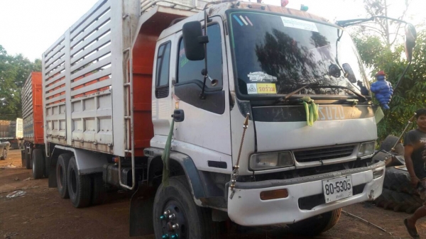 ขายรถพ่วง ISUZU DEGA เครื่อง 270 แรง euro 1 ปี 43 กระบะดัมพ์พืชไร่ ลูก 2 เพลา