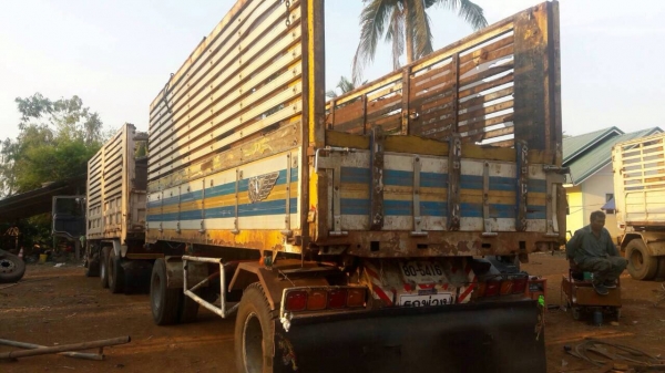 ขายรถพ่วง ISUZU DEGA เครื่อง 270 แรง euro 1 ปี 43 กระบะดัมพ์พืชไร่ ลูก 2 เพลา