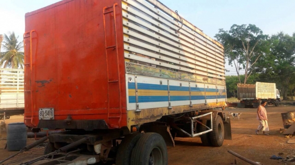 ขายรถพ่วง ISUZU DEGA เครื่อง 270 แรง euro 1 ปี 43 กระบะดัมพ์พืชไร่ ลูก 2 เพลา