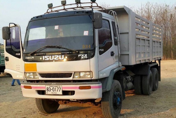 ขายรถสิบล้อดัมพ์ ISUZU เครื่อง 270 แรง ปี 45 กระบะดัมพ์ เครื่องเดิม เกียร์เดิม ทะเบียนพร้อม