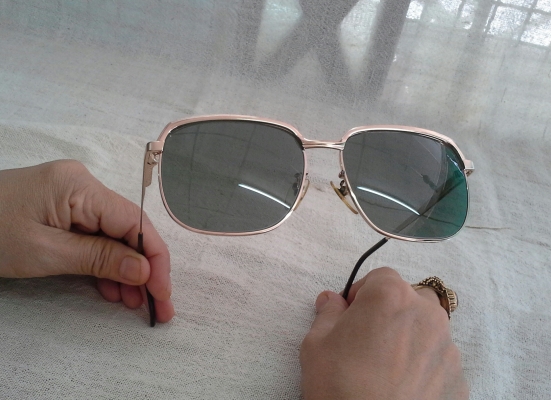 แว่นตาวินเทจแฮนด์เมด  Charmant made in Japan  บิ๊กไซซ์!