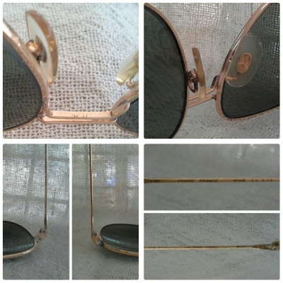 แว่นตาวินเทจโกลด์ฟิลด์ฝรั่งเศส LUX made in France 14K