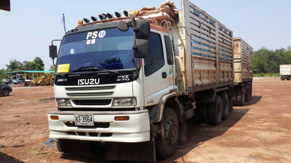 ขาย ISUZU DEGA 270 ยูโร่วัน สภาพพร้อมใช้งาน ยางดีทั้งแม่และลูก คอกเกษตร เอกสารพร้อมโอน