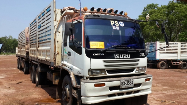 ขาย ISUZU DEGA 270 ยูโร่วัน สภาพพร้อมใช้งาน ยางดีทั้งแม่และลูก คอกเกษตร เอกสารพร้อมโอน