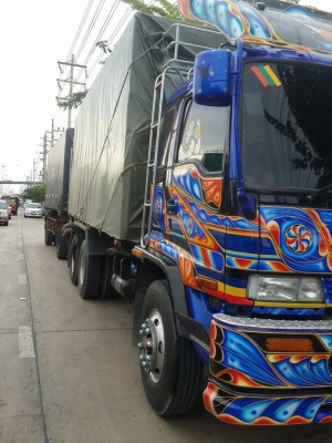 ร็อกกี้240 สองเพลาดั้มพ่วงแม่ลูก ว่างเครื่อง6HE 260แรง