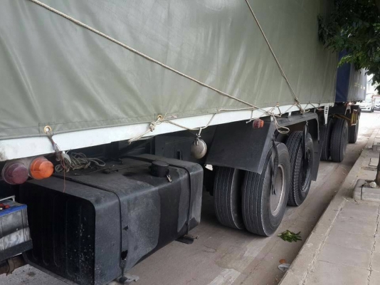 ร็อกกี้240 สองเพลาดั้มพ่วงแม่ลูก ว่างเครื่อง6HE 260แรง